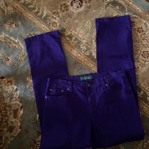 Ralph Lauren Deep Purple Jeans